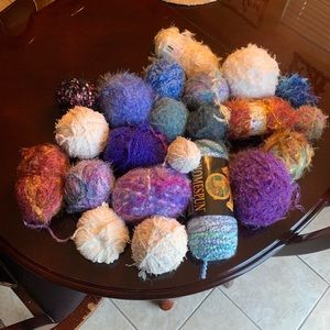 Assorted Fuzzy yarn 🧶 lot